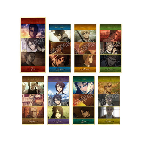 『進撃の巨人』トレーディングスタンド付き場面写色紙 vol.2(単位/BOX)【202509再販】